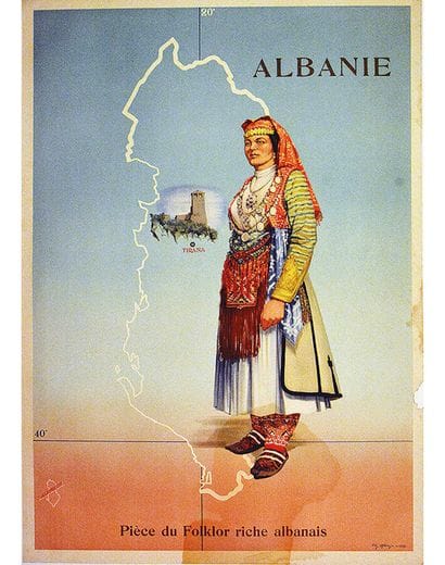 Albania Rich Albanian Folklor piece Tirana...