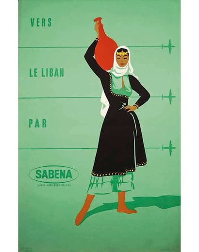 Lebanon by Sabena around 1950

Linsmo Brussels

Vintage...
