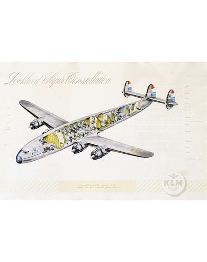 KLM Lockheed Super Constellation 1953

Vintage...