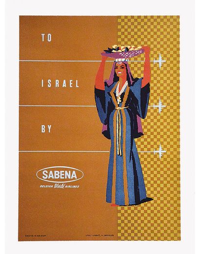 Israel To Israel by Sabena ca. 1960

VAN...