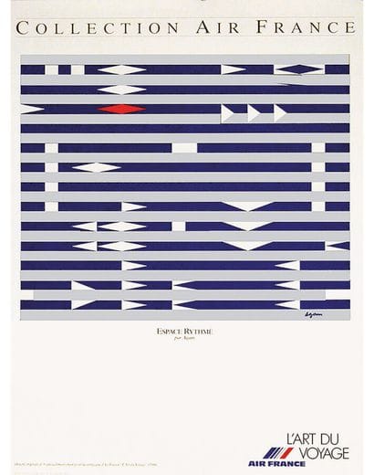 Air France N°6 specially created for Cassandre...
