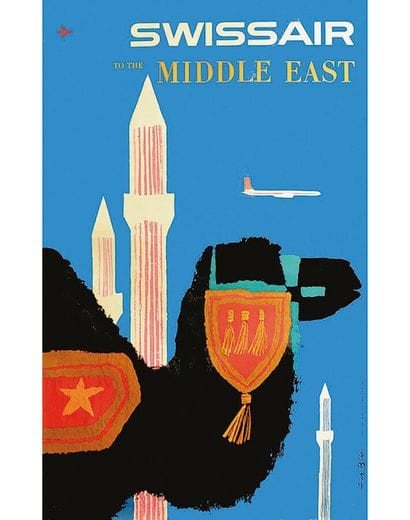 To the Middle East Swissair around 1960

BÜHLER...