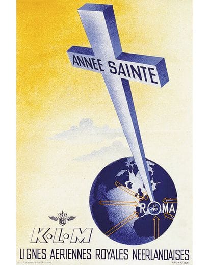 KLM Roma Holy Year Rare 1950

1 Poster Non-Entoilée...