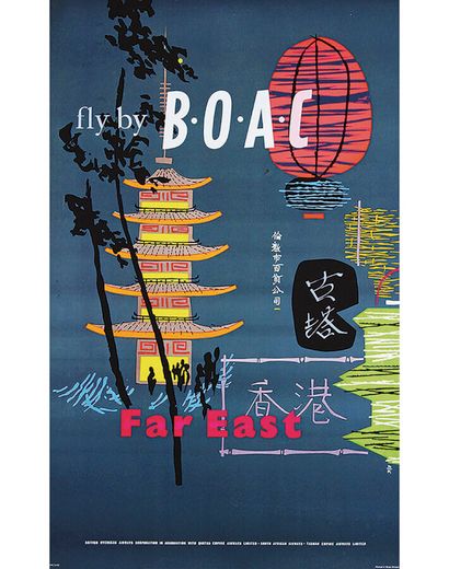 Far East Fly by BOAC circa 1950

Printed...