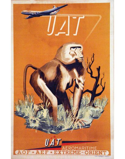 Monkey UAT Aéromaritime AOF AEF Far East...