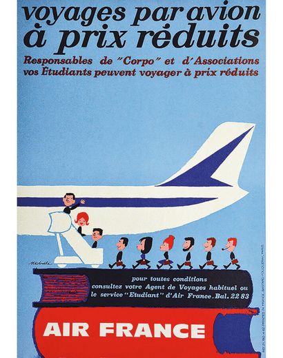 Air France Discounted Air Travel Very Rare...