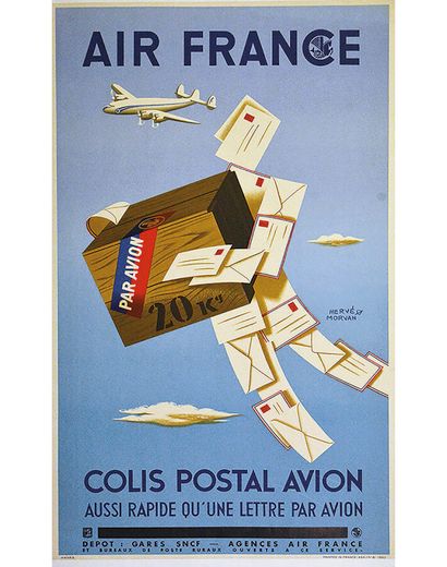 Air France Air Mail Package As fast as a...