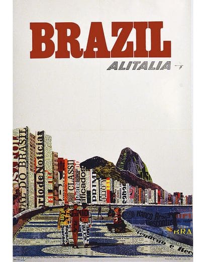Brasil Alitalia by Hartmut Hielscer 1966

HIELSCER...
