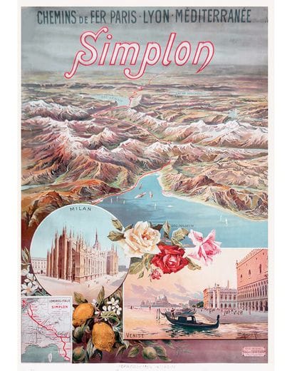 Simplon PLM Venice Milan Lake Maggiore around...