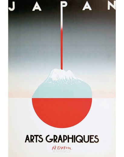 Japan Mont Fudji Arts Graphiques Adam Montparnasse...