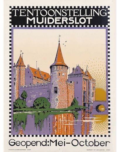 Muiderslot Medieval castle located in Muiden...