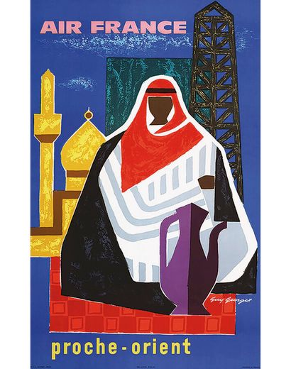 Near East Air France Saudi Arabia 1962

GEORGET...