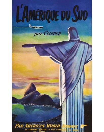 Baie de Rio L'Amerique du Sud par Clipper...