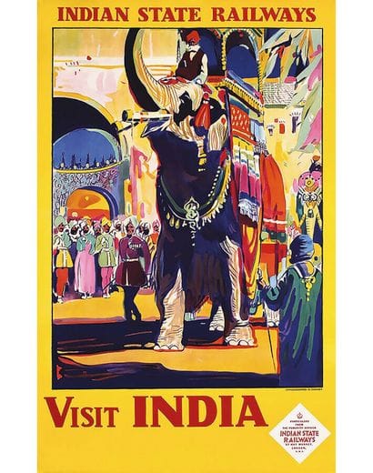 Indian State Railways Visit India Posters...