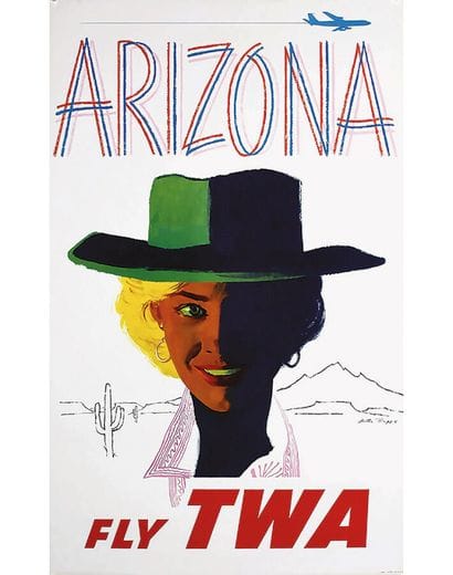 Arizona Fly TWA circa 1960

BRIGGS AUSTIN

Litho...