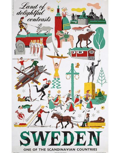 Land of Delightful Contrasts Sweden 1956

LAUESEN...