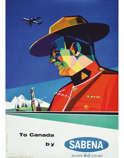Canada Sabena to Canada circa 1960

VAN DEN...