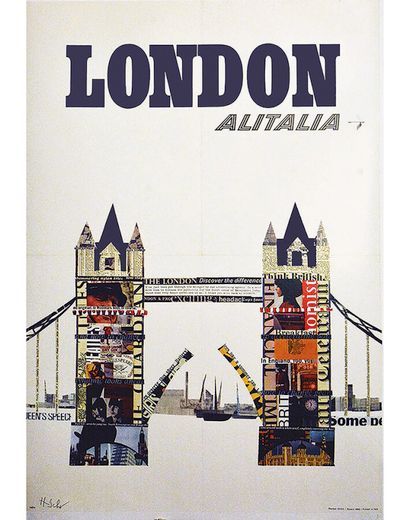 London Alitalia by Hartmut Hielscer 1966

HIELSCER...