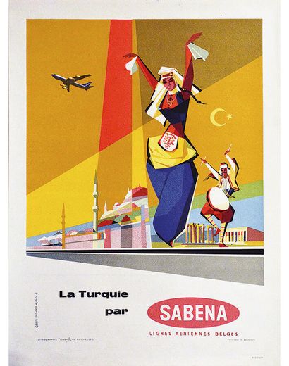 Turkey by Sabena around 1960

VAN DEN EYNDE...