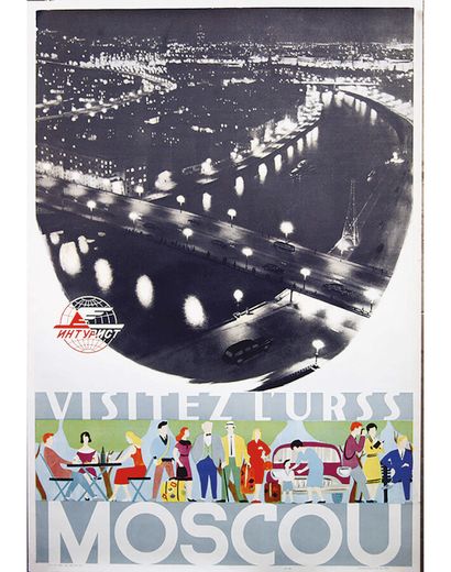Moscow Visit USSR circa 1950

1 Poster Non-Entoilée...