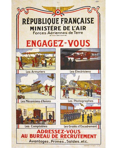 Air Ministry Land Air Forces RF Engaez Vous...
