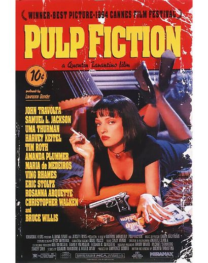 Pulp Fiction Tarentino Poster Rare American...