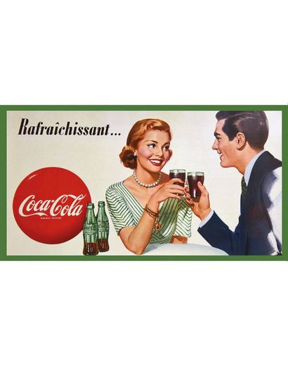 Coca Cola Refreshing around 1950

Dechaux...