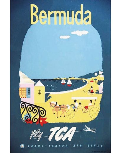 Bermuda Fly TCA Trans Canada Airlines 1954

FLAGUAIS...