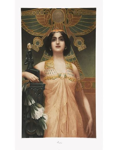 Isis (Rare estampe de la Sécession Viennoise...