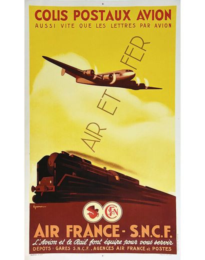 Air and Rail Parcel Post Airplane As Fast...