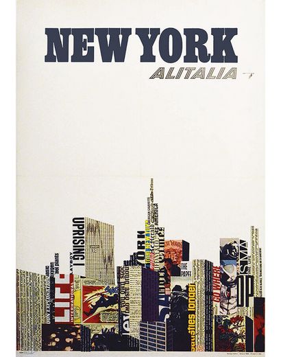New York Alitalia by Hartmut Hielscer 1966

HIELSCER...