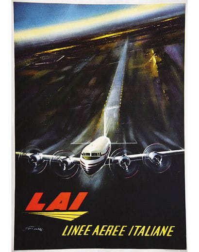 LAI Linea Aeree Italiane circa 1950

FIORE...