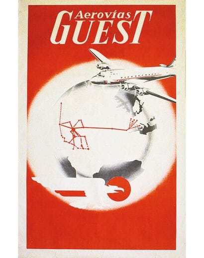 Aerovias Guest Test Proof circa 1950

Vintage...