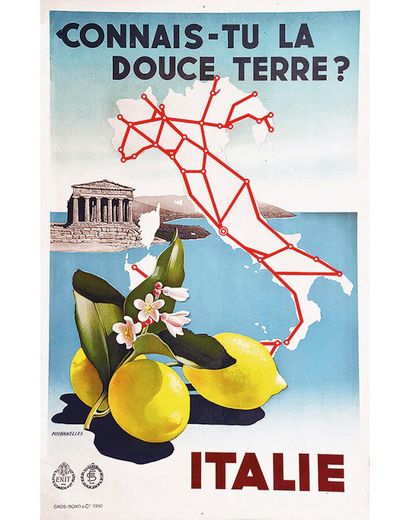 Italy, do you know the sweet land? circa...