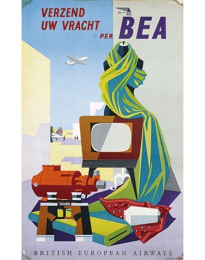 BEA verzend uw vracht British European Airways...