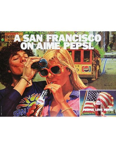 In San Francisco we like Pepsi 1981

JOUIN...