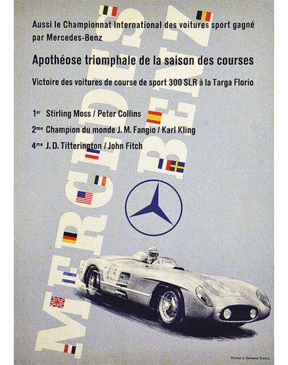 Mercedes Benz 300 SLR Targa Florio Stirling...