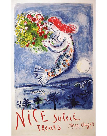 Marc Chagall - Nice Soleil Fleurs 1962

CHAGALL...