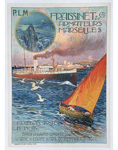 Fraissinet & Cie Armateurs Marseille La Corse...