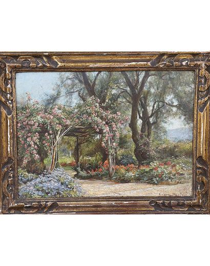 Tonnelle aux Fleurs en Provence Huile sur...