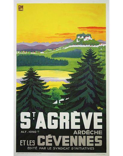 St Agrève et les Cévennes Alt 1050 m vers...