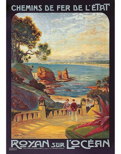 Royan sur L'Océan Vue de Vallières Chemins...