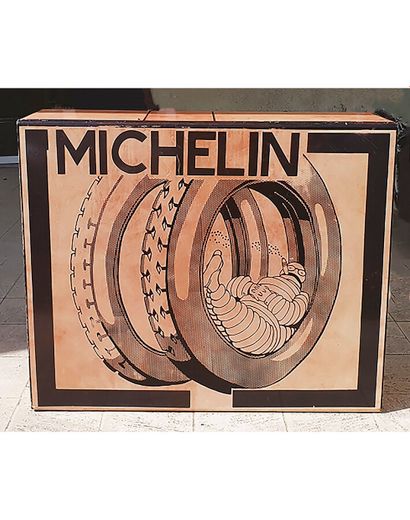 Bibendum Michelin Tôle Peinte Transformée...