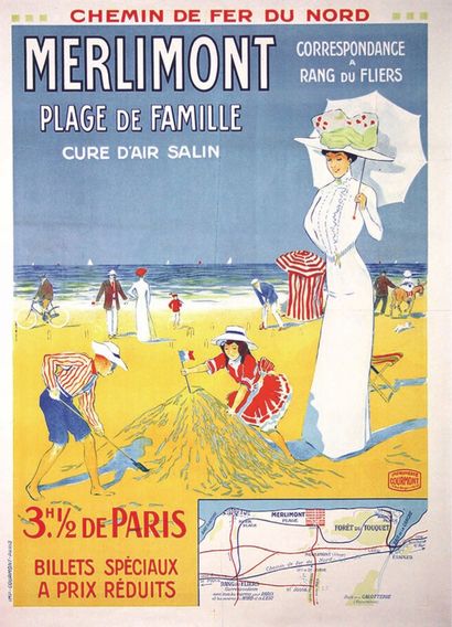 Merlimont Plage de Famille vesr 1900

Courmont...