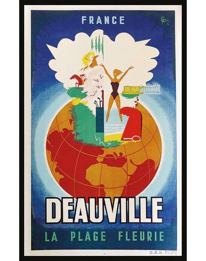 Deauville La Plage Fleurie Rare 1953

GODREUIL...