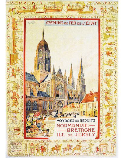 Bayeux Normandie Bretagne Ile de Jersey Tapisserie...