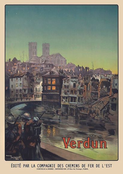 Verdun Chemins de Fer De L'Est 1919

TOUSSAINT...