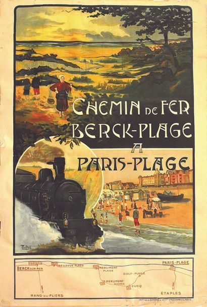 Berck Plage Paris Plage Le Touquet vers 1890

MADRE

Imprimerie...