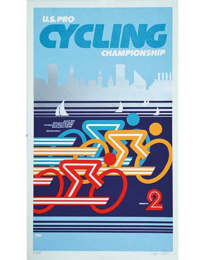 U.S. Pro Cycling Championship - 1982 Signée...