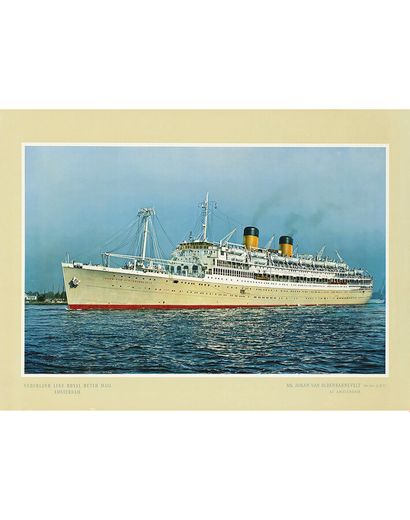 Nederland Line Royal Dutch Mail Amsterdam...